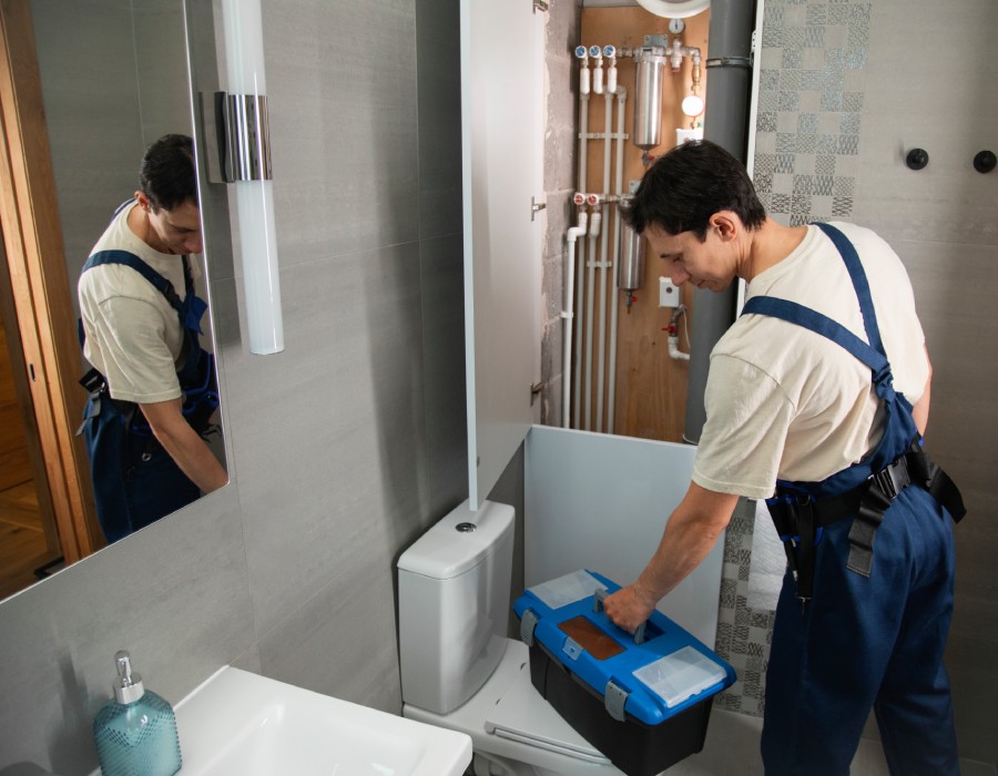 Installation plomberie salle de bains