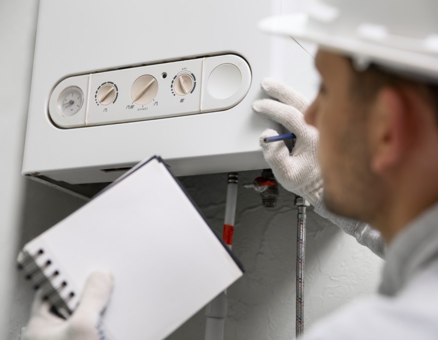 Contrôle de chaudière murale